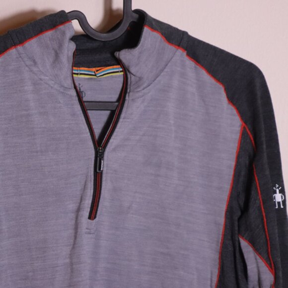 Smartwool Light Gray Long Sleeve Shirt Small - Picture 4 of 7